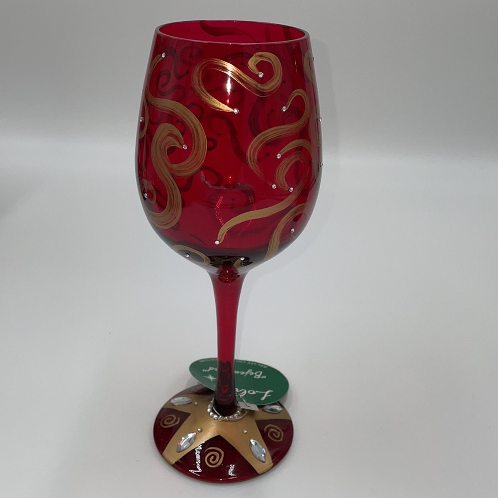 Lolita “Bejeweled “ Wine Glass with Recipe - Picture 5 of 5